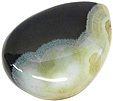 agate blanc noir