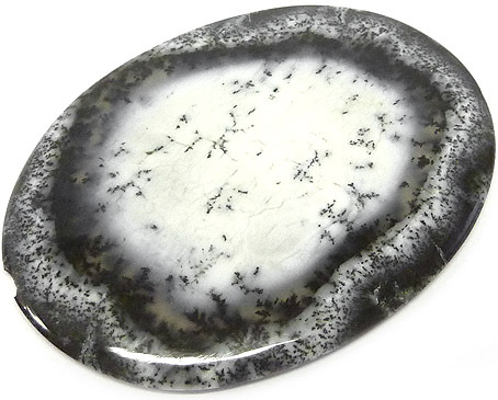 agate � dendrites noires