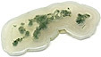 agate � inclusions de chlorite