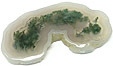 agate � chlorite verte