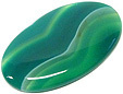 agate verte teint�e