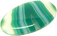 dyed green agate