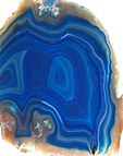 tranche d agate teint�e