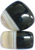 agate bicolore onyx
