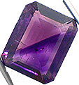 amethyste � inclusions oxydes de fer