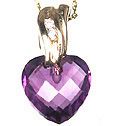 amethyste en bijou pendentif