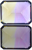pleochroisme faible ametrine