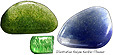 quartz aventurine bleu vert rouge