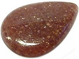 quartz aventurine brun � rouge