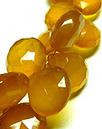 yellow dyeing of chalcedony
