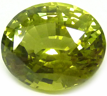 chrysoberyl vert malgache