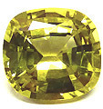 chrysoberyl jaune Ceylan