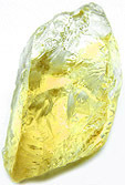 citrine jaune clair brut
