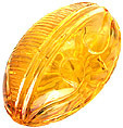 cabochon citrine grav�e
