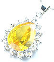 pendentif citrine