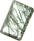 actinote inclusions dans cristal de roche