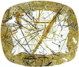 schorl et rutile inclusions dans cristal de roche