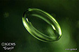 moldavite inclusion bulle aplatie