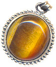 pendentif oeil de tigre