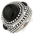 ring onyx bague