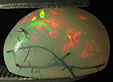 inclusions racines dans opale ethiopie