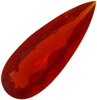 opale de feu rouge cerise du mexique