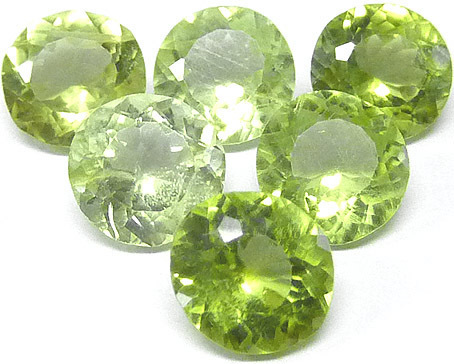 peridots ronds Pakistan