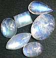 lot pierres de lune bleues