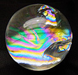 eclat iridescent sur fracture