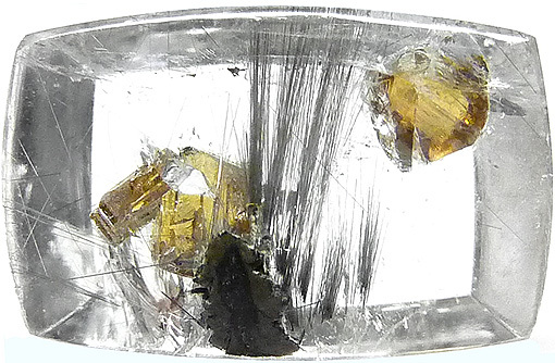 anatase inclusions dans quartz