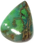 chrysocolle inclusions dans quartz