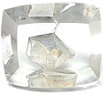 cristal n�gatif inclusion dans quartz