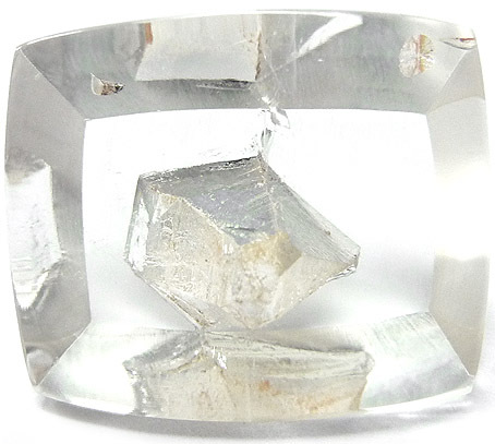 cristal n�gatif inclusion dans quartz