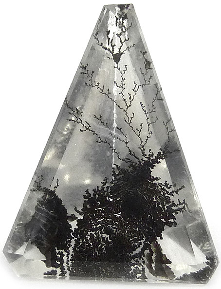 dendritic manganese oxid inclusions in quartz