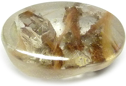 quartz lodolite cabochon