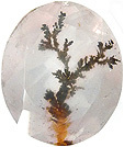 dendrites inclusions dans quartz rose