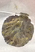 marcasite inclusion in rose quartz