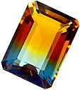 bicolore synthetic quartz