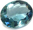 quartz hydrothermal de synth�se bleu clair