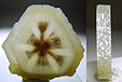 zones de couleur dans le quartz