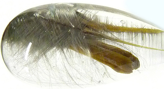 quartz brookite rutile inclusions