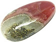 rhodochrosite perou avec quartz et pyrite