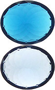 topaze bleue pleochroisme distinct