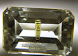 topaze br�silienne avec inclusion mica