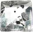hematite inclusions dans topaze