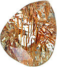 topaze � inclusions de canaux