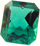 emeraude synth&eacute;tique Gilson taill&eacute;e