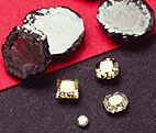 diamants synthetiques CVD brun &agrave; noir