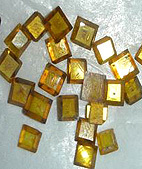 diamants de synth&egrave;se HPHT jaune